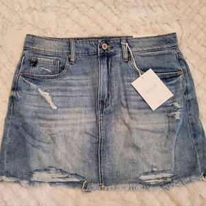 NWT Kancan Denim Mini Skirt XL